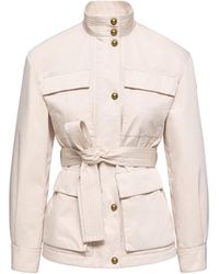 Moncler - Moncler Maitake Belted Short Jacket - Lyst