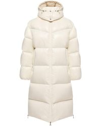 Moncler - Moncler Harfang Hooded Long Down Coat - Lyst