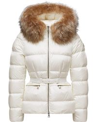 Moncler - Moncler Boed Hooded Shearling-Trimmed Short Down Jacket - Lyst