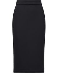 Moncler x Edward Enninful - Moncler X Ee72 By Edward Enninful Neoprene Skirt - Lyst