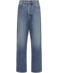 Moncler - Moncler Straight Leg Denim Jeans - Lyst