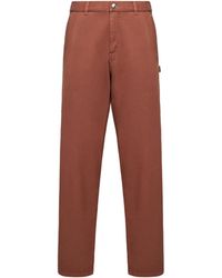 Moncler - Moncler Cargo Cotton Blend Gabardine Trousers - Lyst