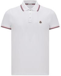 Moncler - Logo-appliqué Regular-fit Cotton Polo Shirt - Lyst
