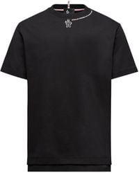 Moncler - Camiseta De Algodón Con Logotipo, Hombre, Talla - Lyst
