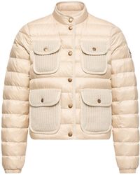 Moncler - Moncler Furet Wool & Cashmere Trimmed Short Down Jacket - Lyst