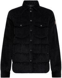 Moncler - Gelt Corduroy Down Shirt Jacket - Lyst