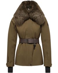 Moncler - Moncler Vizelles Shearling-Trimmed Ski Jacket - Lyst