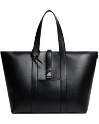 Moncler x Edward Enninful - Moncler X Ee72 By Edward Enninful Ee Tote Bag Aus Leder, Damen, Größe - Lyst