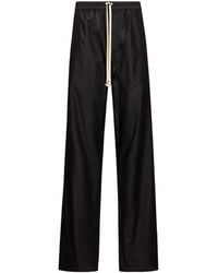 Moncler - Moncler Straight Leg Taffeta Trousers - Lyst