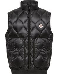 Moncler - Moncler Erelia Diamond Quilted Down Gilet - Lyst
