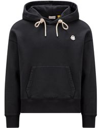 8 MONCLER PALM ANGELS - Logo Patch Hoodie - Lyst