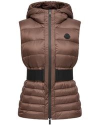 Moncler - Moncler Doudoune Sans Manches À Capuche Melia, Femme, Taille - Lyst