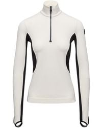 Moncler - Moncler Polartec Half-Zip Turtleneck - Lyst