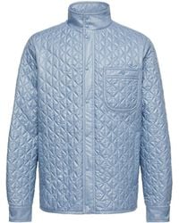 Moncler - Moncler Cleorine Geometric-Quilted Padded Mid-Length Jacket - Lyst