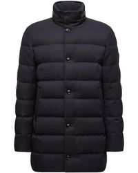 Moncler - Moncler Vallonpierre Hooded Long Down Jacket - Lyst
