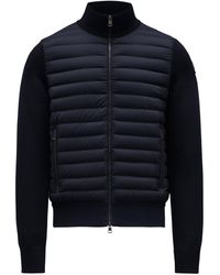 Moncler - Padded Cotton Zip-up Cardigan - Lyst