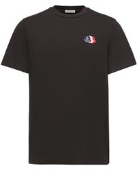 Moncler - Moncler Logo Cotton T-Shirt - Lyst