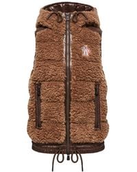 Moncler - Moncler Teddy Hooded Insulated Gilet - Lyst