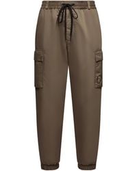 Moncler - Gabardine Cargo Trousers - Lyst