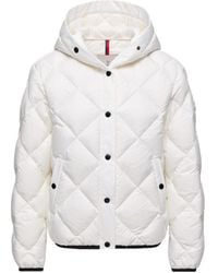 Moncler - Arvouin Hooded Diamond-Quilted Short Down Jacket - Lyst