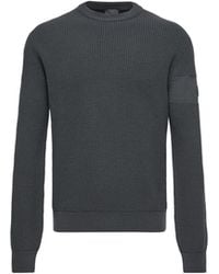 Moncler - Moncler Logo Wool Jumper - Lyst