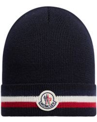 Moncler - Tricolor Wool Beanie - Lyst