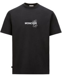 MONCLER X FRGMT - Cartoon Logo Cotton T-Shirt - Lyst