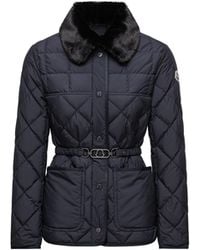 Moncler - Moncler Cygne Diamond-Quilted Short Down Jacket - Lyst