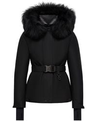 Moncler - Laplance Gore-Tex Shearling-Trimmed Hooded Down Ski Jacket - Lyst