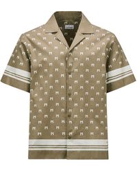 Moncler - Camisa con estampado de monograma - Lyst