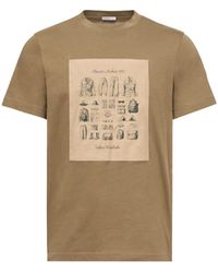 Moncler - Moncler Safari Wardrobe Print Cotton T-Shirt - Lyst