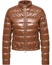 Moncler - Moncler Plumífero Corto Papillon, Mujer, Talla - Lyst