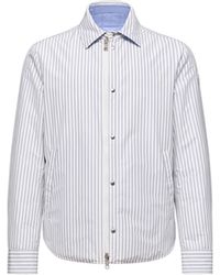 Moncler - Moncler Crescent Reversible Down Shirt Jacket - Lyst
