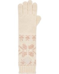 Moncler - Moncler Jacquard Knit Gloves - Lyst