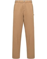 Moncler - Moncler Cargo Cotton Blend Gabardine Trousers - Lyst
