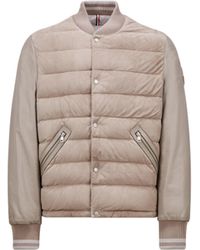 Moncler - Chalanches Suede Down Jacket - Lyst