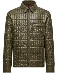 Moncler - Madiere Vertical-Quilted Padded Shirt Jacket - Lyst