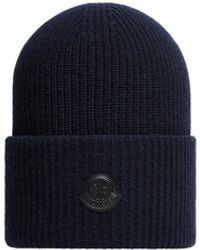 Moncler - Moncler Wool & Cashmere Blend Beanie - Lyst