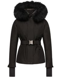 Moncler - Moncler Laplance Gore-Tex Shearling-Trimmed Hooded Insulated Ski Jacket - Lyst
