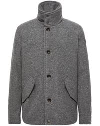 Moncler - Moncler Panyol Short Wool Down Jacket - Lyst