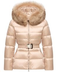 Moncler - Moncler Cupidones Shearling-Trimmed Short Down Jacket - Lyst