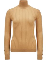 Moncler - Wool & Cashmere Polo Neck Jumper - Lyst