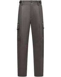 Moncler - Cotton Gabardine Cargo Trousers - Lyst