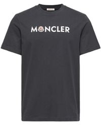 Moncler - Moncler Logo Cotton T-Shirt - Lyst