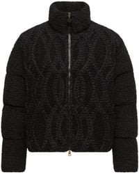 Moncler - Moncler Nitidule Bouclé Short Down Jacket - Lyst