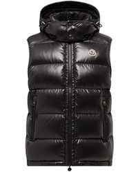 Moncler - Moncler Bormes Hooded Down Gilet - Lyst