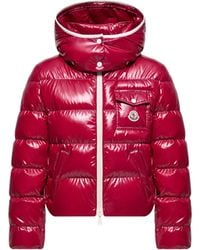 Moncler - Piumino Corto Andro Con Cappuccio, Donna, Taglia - Lyst
