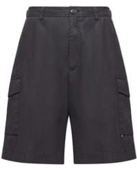 Moncler - Moncler Gabardine Cargo Shorts - Lyst