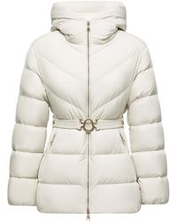Moncler - Moncler Brosse Diagonal-Quilted Hooded Short Down Jacket - Lyst