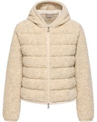 Moncler - Moncler Teddy Padded Zip-Up Hoodie - Lyst